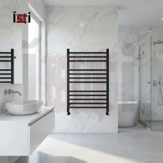 حوله خشک کن 12 لول مشکی استیل