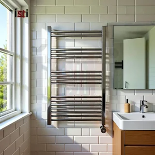 حوله خشک کن 16 لول کروم براق استیل