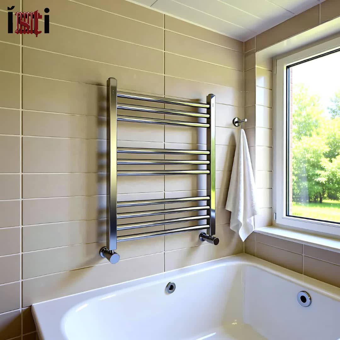 حوله خشک کن 10 لول کروم براق استیل