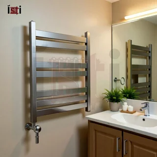 حوله خشک کن 7 پره کروم مات استیل