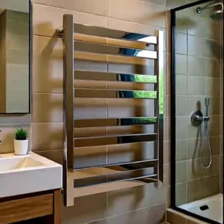 حوله خشک کن 8 پره کروم براق استیل