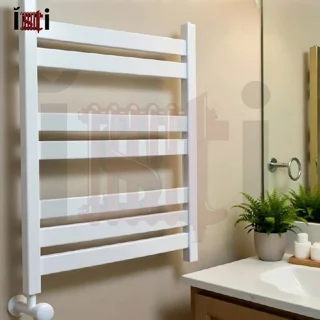 حوله خشک کن 7 پره سفید استیل