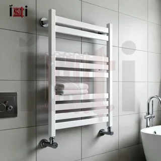 حوله خشک کن 9 پره سفید استیل